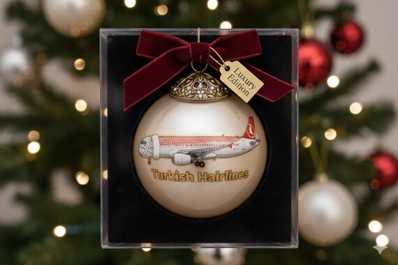 Turkish Airlines, Hair Loss, Boarding, Comic Ornament, Travel Gift