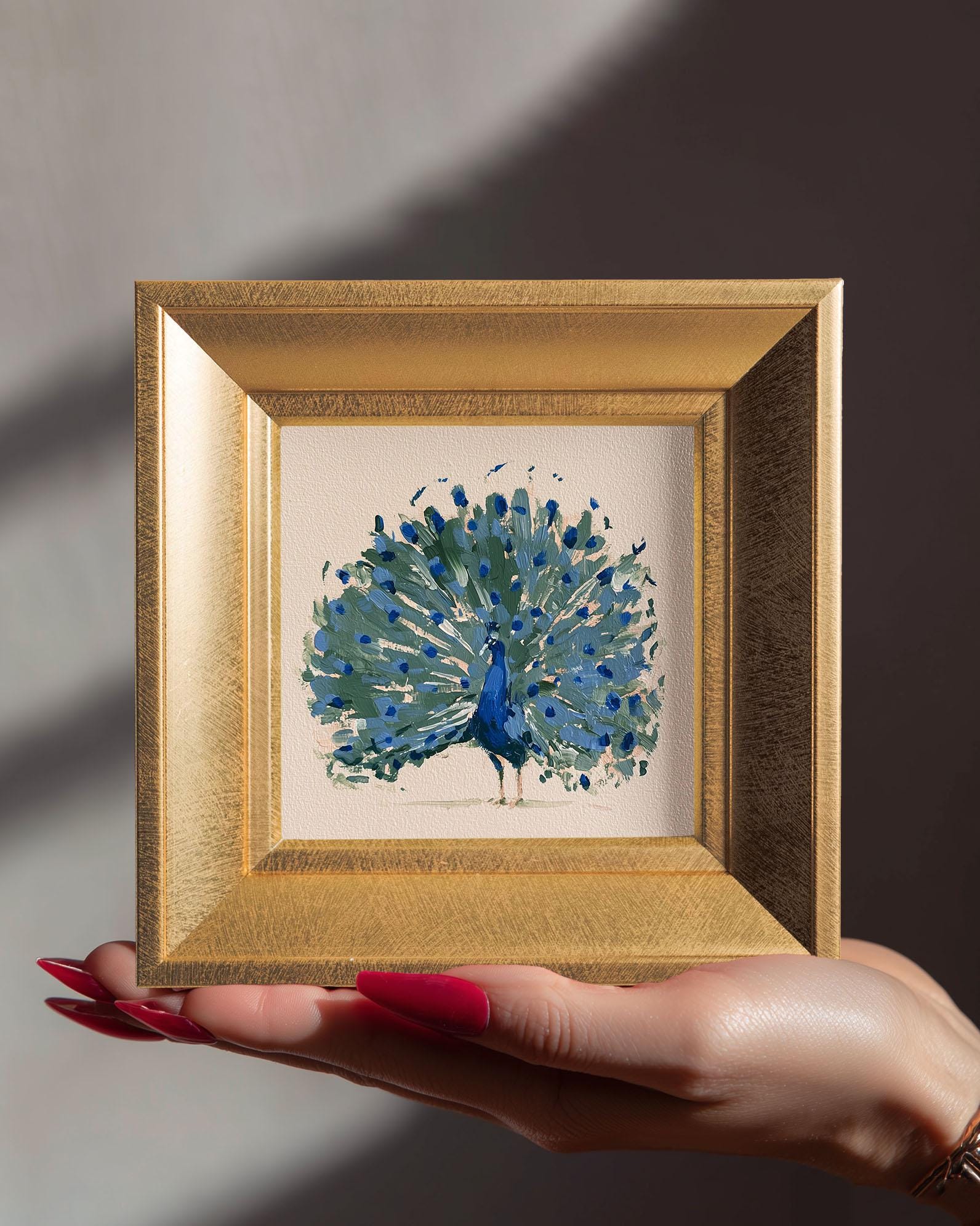 Original Peacock Art - Etsy