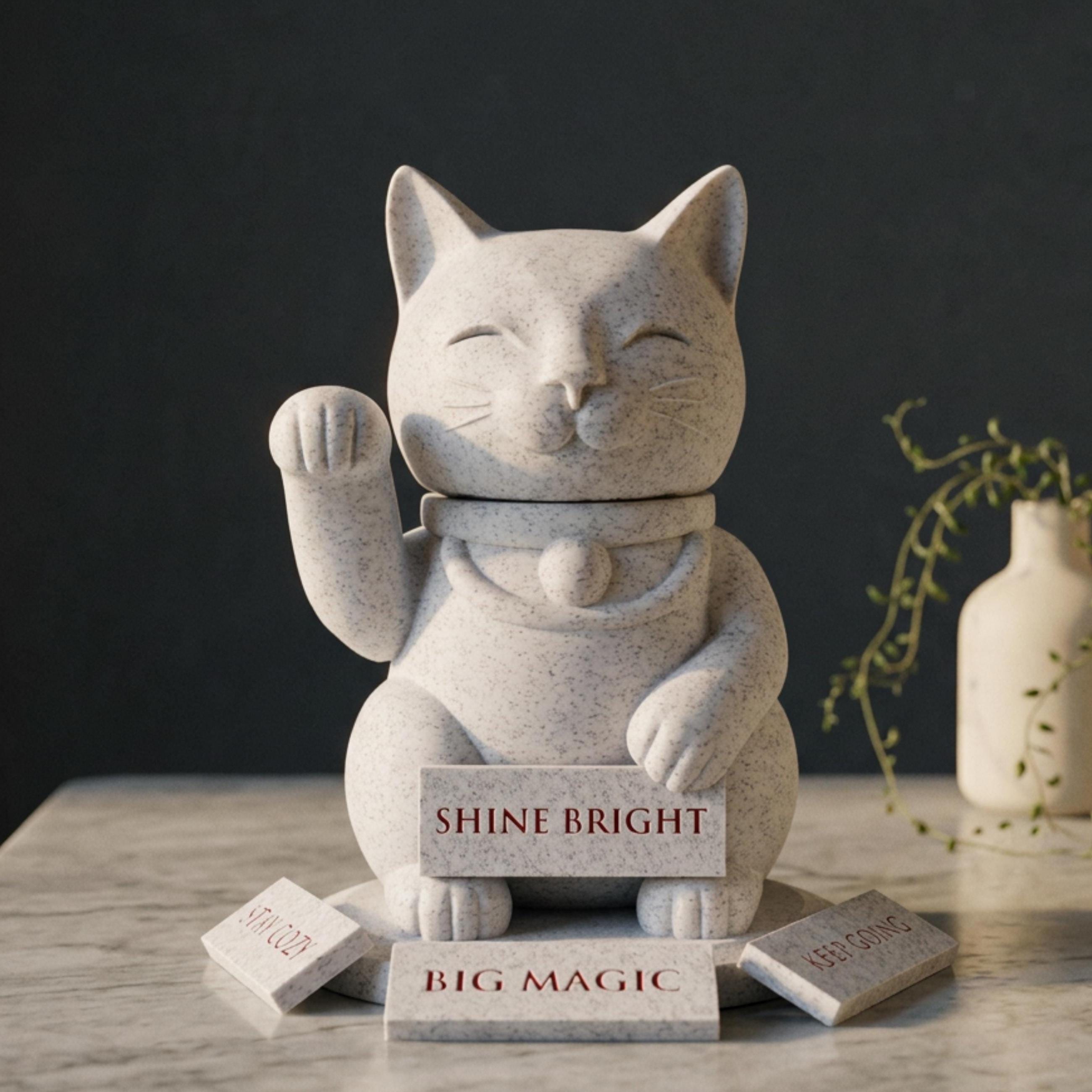 Lucky Cat Jar - Etsy