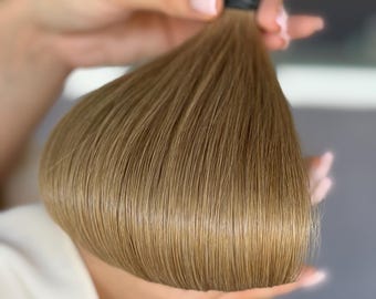 Bulk Hair #7.1  Premium Human Hair – Double Drawn – Luxury Quality – K-Tips – Professional Hair Extensions