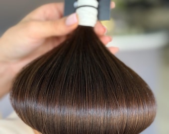 Bulk Hair #2C Premium Human Hair – Double Drawn – Luxury Quality – K-Tips – Professional Hair Extensions