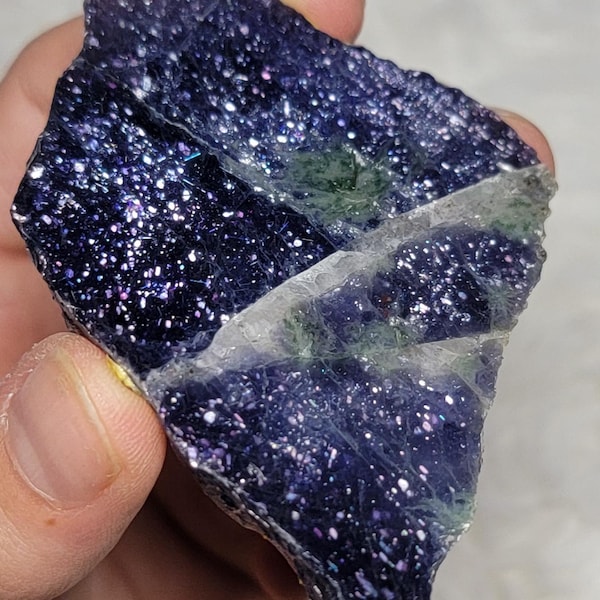 Bloodshot Iolite Slab -  Iolite and Sunstone