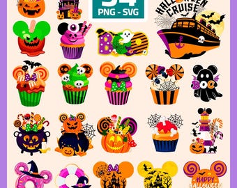 34 Halloween Cruise Door Magnets | Printable Cruise Door Decorations | Haunted Ship Stateroom Decor | Digital Download