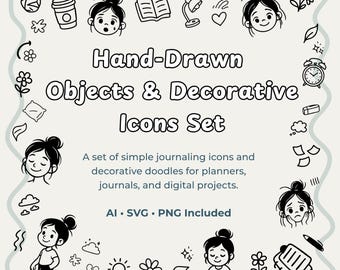 Lijnkunstobjecten en decoratieve pictogrammen