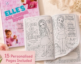 Personalized Coloring Book From Your Photos | Custom Printed A4 Book