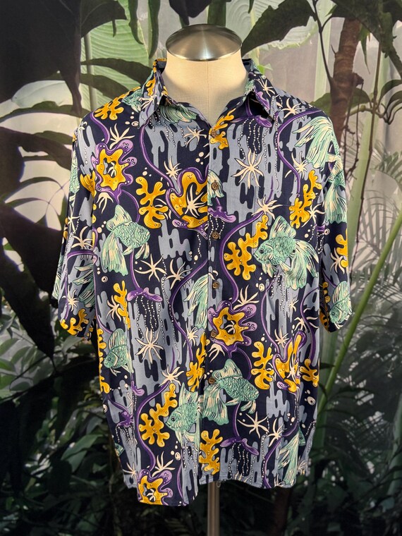 90’s Does 40’s Rayon Hawaiian Shirt