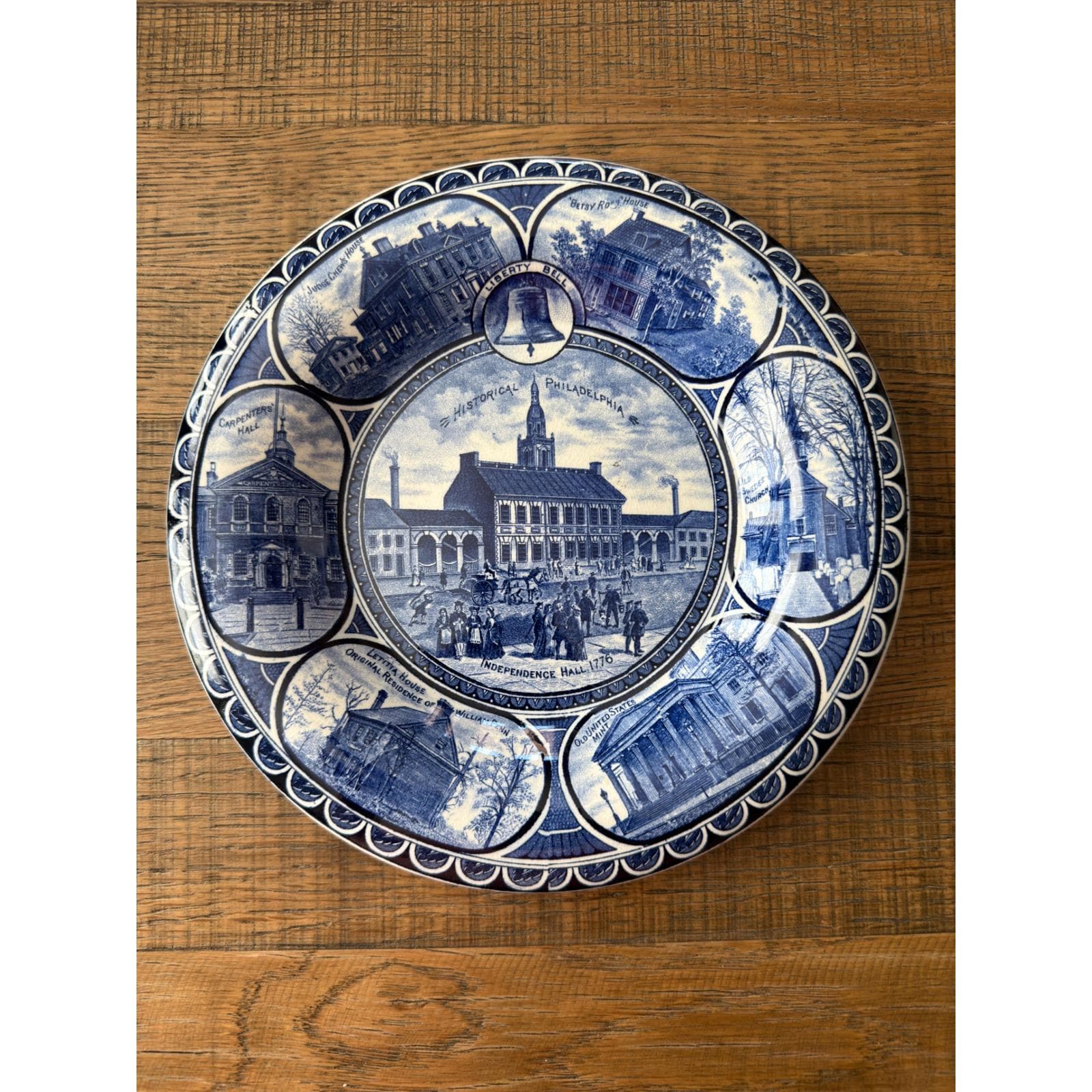 Historical Blue Plate - Etsy