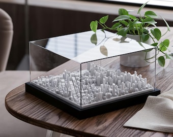 Handcrafted New York 3D City Map Wall Art, NYC Skyline Decor, Luxury Corporate Gift