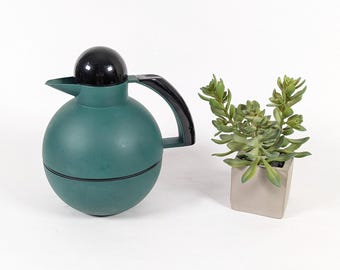 Vintage Studio Nova Post Modern Green Thermos / Carafe Retro Design