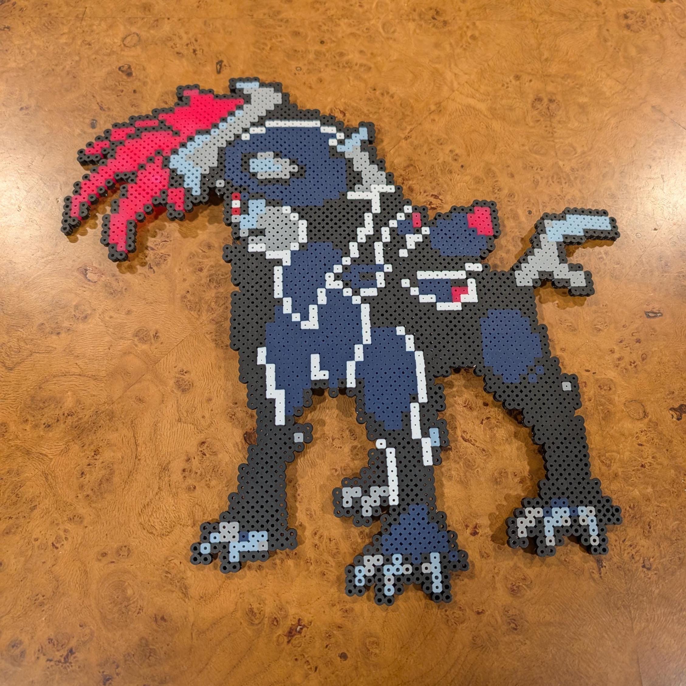 Mega Absol Z Perler Sprite - Etsy