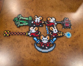 Mina the Hollower DX Perler Sprite