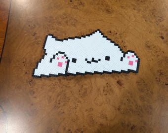 Bongo Cat Perler Sprite