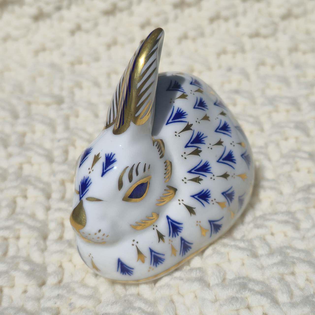 Crown Derby Rabbits - Etsy