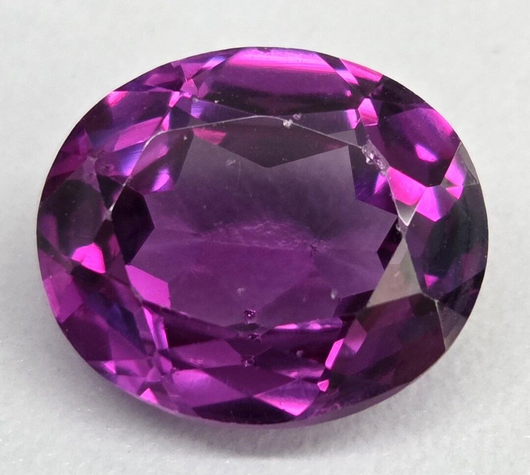 9.44ct Lab Purple Spinel Oval, 14x12mm - Etsy