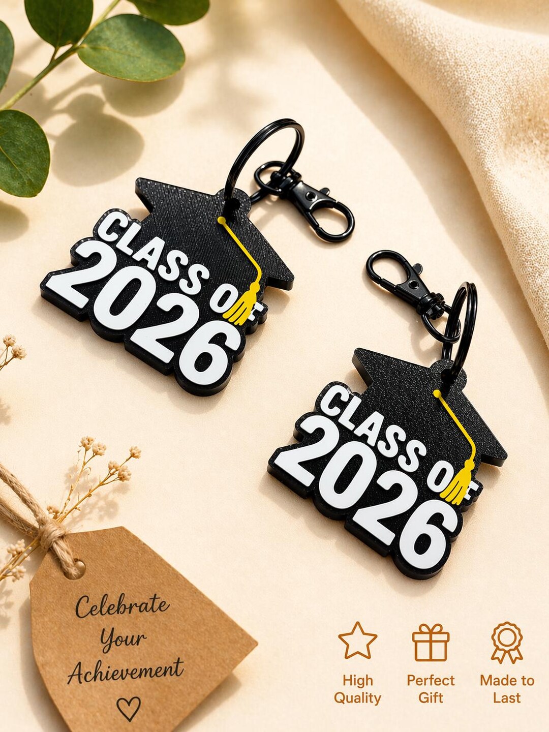 Class of 2026 Grad Keychain Party Favor & Keepsake for Seniors - Etsy