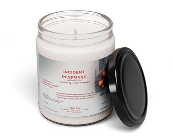 Świeca do reagowania na incydenty – sojowa świeca zapachowa o zapachu cynamonu i wanilii dla profesjonalistów z branży bezpieczeństwa