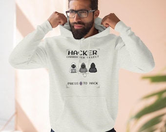 Sudadera con capucha de hacker de Pixel Art: regalo de ciberseguridad, forro polar retro para videojuegos