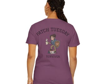 Patch Tuesday Survivor Shirt | Sysadmin IT Humor Tee