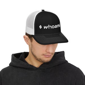 whoami Linux Terminal Trucker Cap | Embroidered Cybersecurity Hat