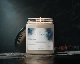 Świeca Cloud Candle – zapach oceanicznej mgły i deszczu, 275 ml wosku sojowego