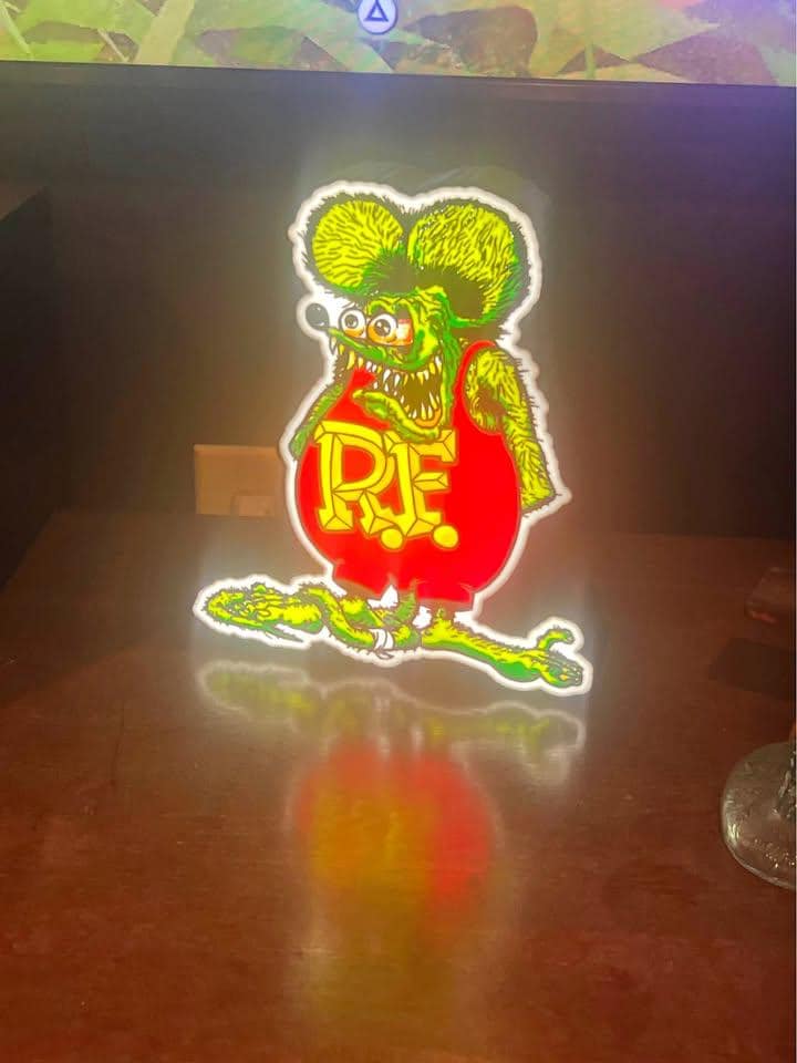 3d Printed Rat Fink - Etsy