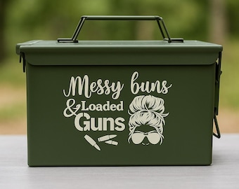 Laser Engraved Ammo Box | Gift for Ladies