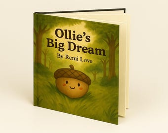 Custom Hardcover Storybook • Personalized Children’s Book • Keepsake Gift • Baby Name Book • Bedtime Story • Fully Customized Kids Book