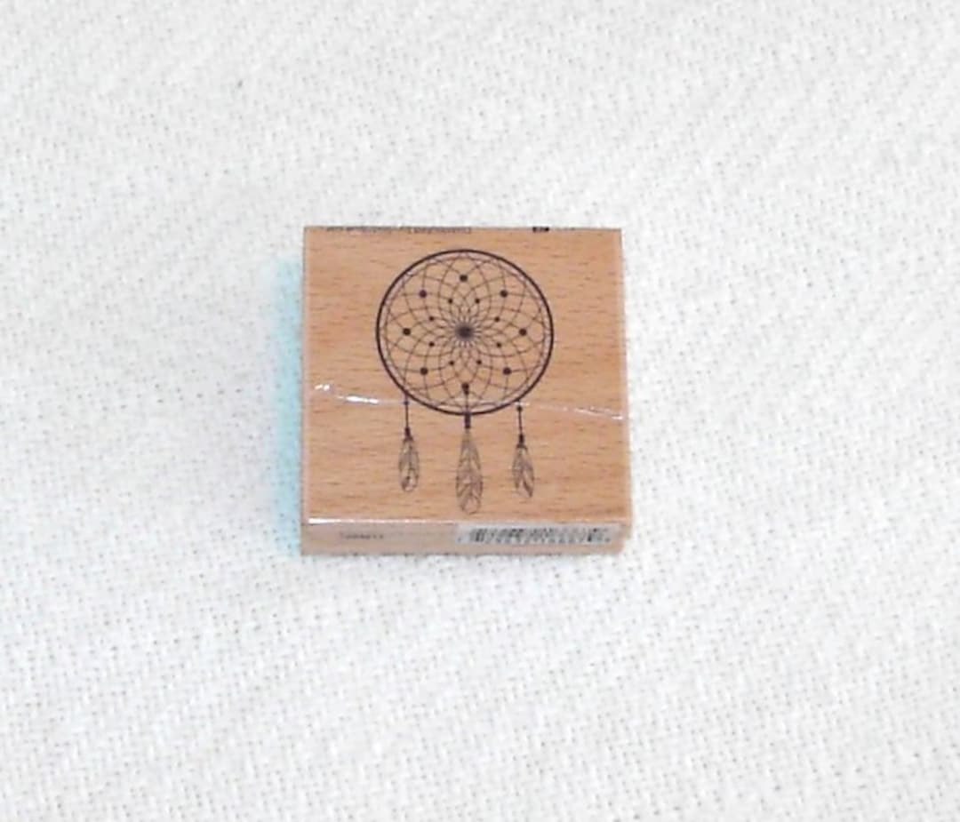 Dream Catcher Wood Mounted Rubber Stamp 