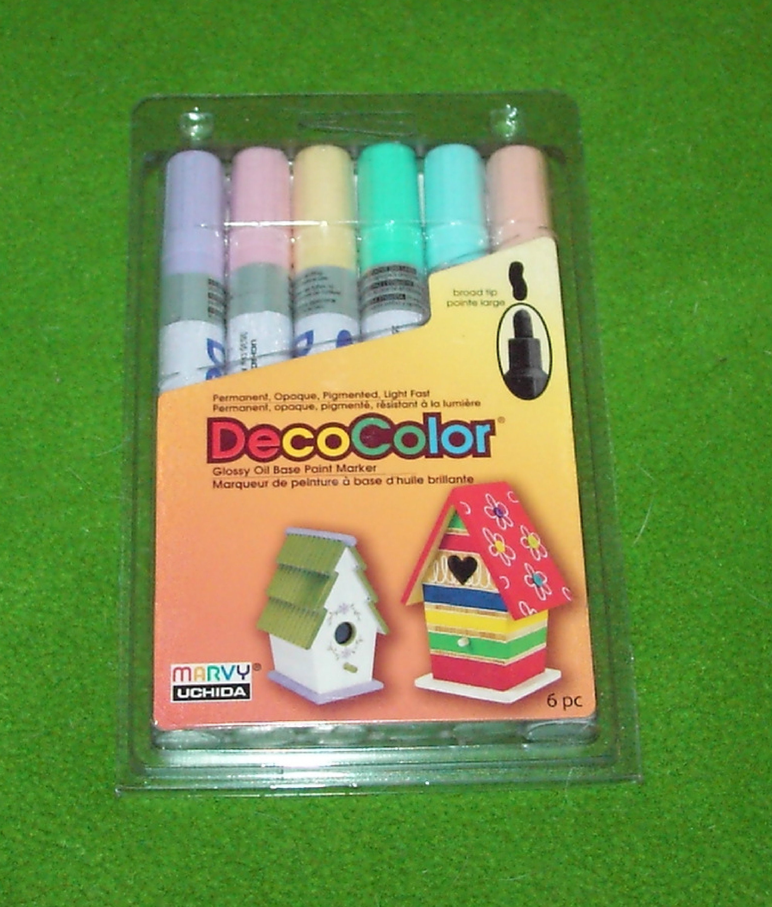 DecoColor Broad Tip Paint Marker Set 6/Pkg Retro