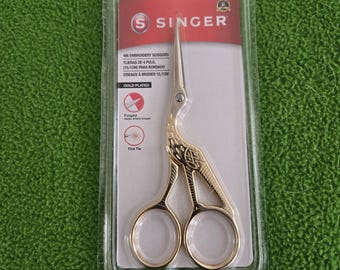 Singer Peacock Goldfarbene Schere - 11 cm - mit feiner Spitze