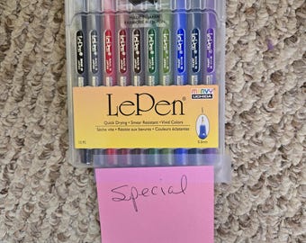 LePen 10 Verschiedene Farbmarker - Ultrafeine Spitzen - 0.3 mm "Special"