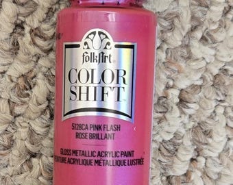 - Eine (1) Flasche Pink Flash Color Shift Acrylfarbe - 2 fl.oz. oder 59 ml