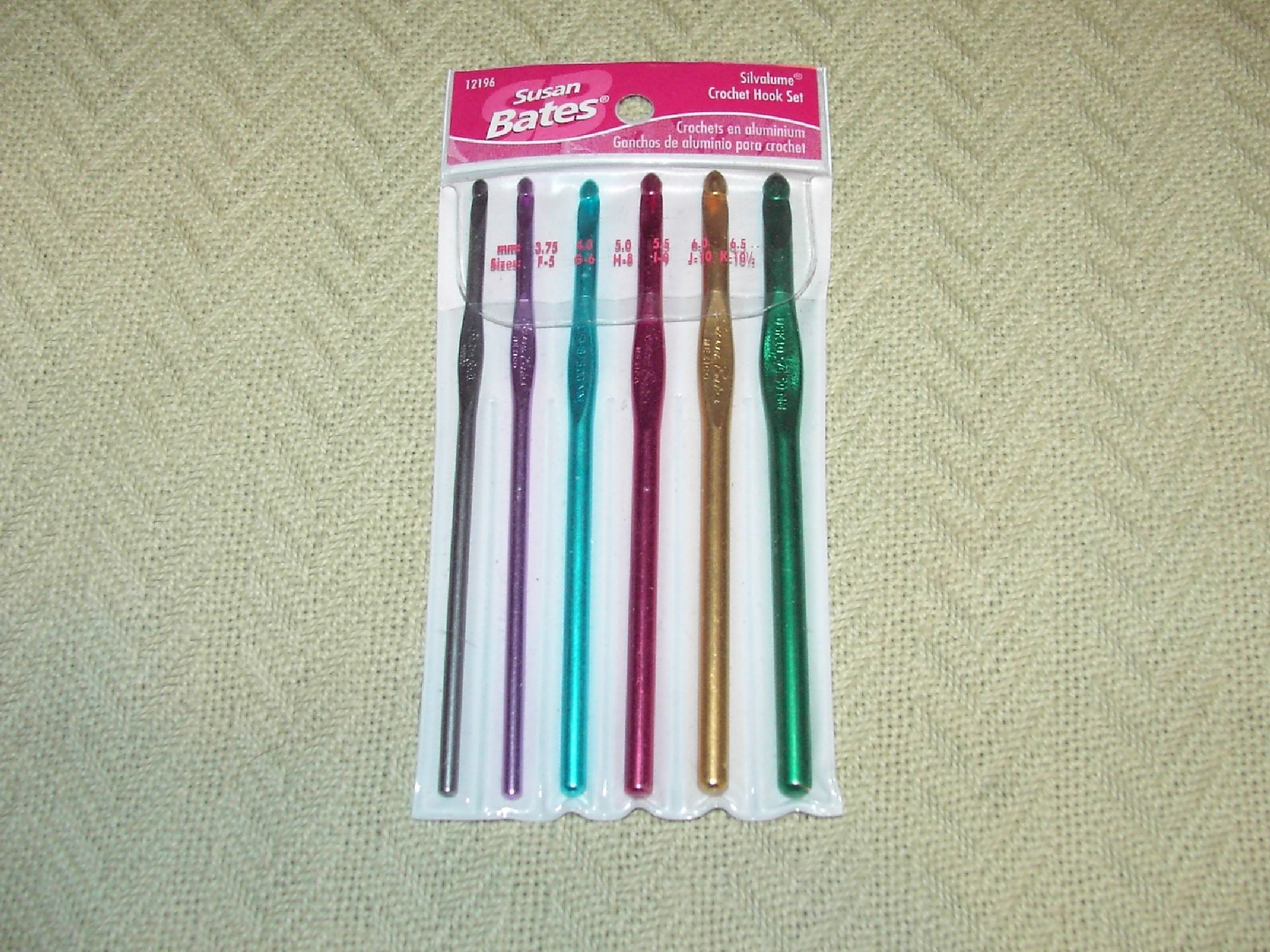 Crochet with Ease with Susan Bates Silvalume Aluminum Crochet Hooks