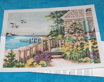 Kreuzstichmuster - Bayside Cottage (Landschaft)