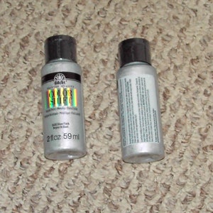 One (1) Bottle Silver Flash Color Shift Acrylic Paint - 2 fl.oz. or 59 ml