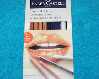 Faber Castell Classic Sketch Set - 6 Piezas (Labios en Caja)