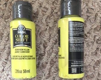 Eine (1) Flasche Neon Flash Color Shift Acrylfarbe - Neueste Farbe
