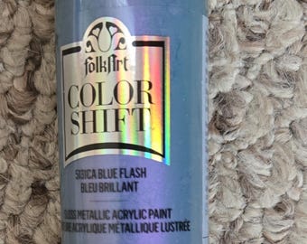 - Eine (1) Flasche Blue Flash Color Shift Acrylfarbe - 2 fl.oz. oder 59 ml