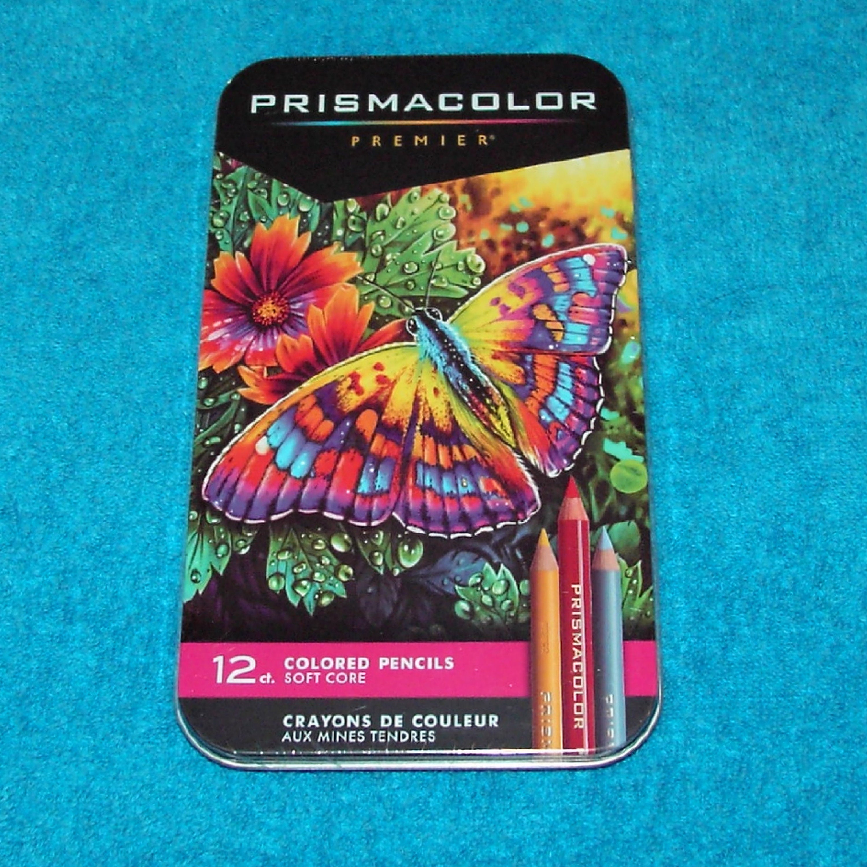 Prismacolor Premier 12 Colored Pencils Soft Core Tin 