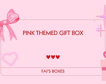 Scatola regalo rosa