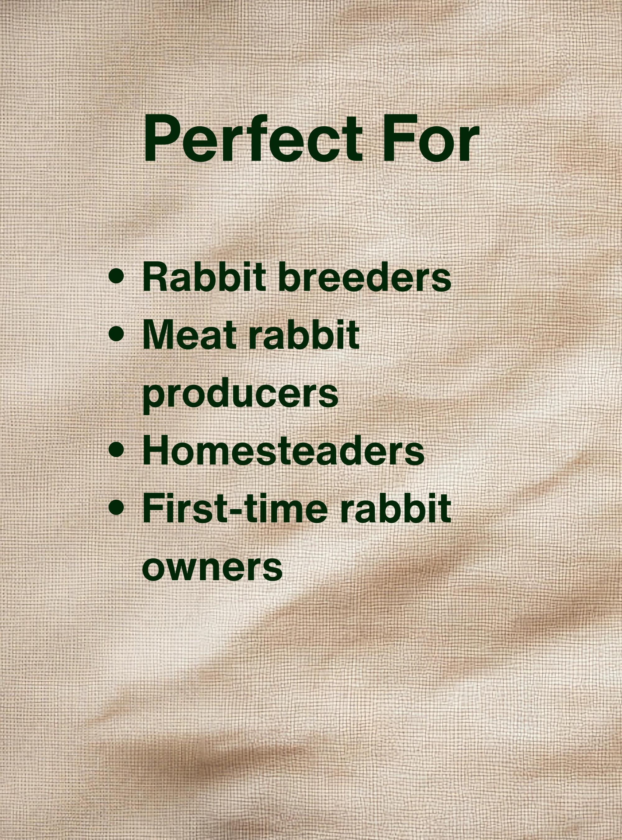 Rabbit Management System Printable | Breeding Record Book | Rabbitry ...