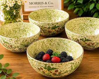 Morris & Co. Botanical Porcelain Bowl