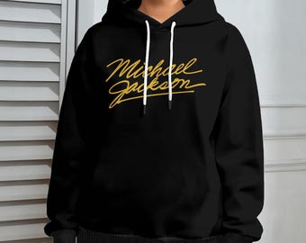 Moletons com a assinatura de Michael Jackson, Moletons oversized aconchegantes de Michael Jackson, Moletons confortáveis