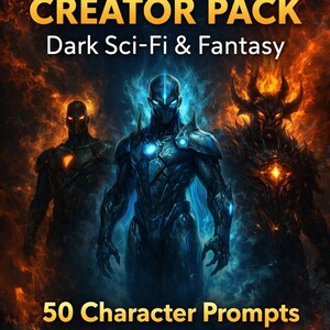 AI Villain Creator Pack: Dark Sci-Fi Worldbuilding (PDF)
