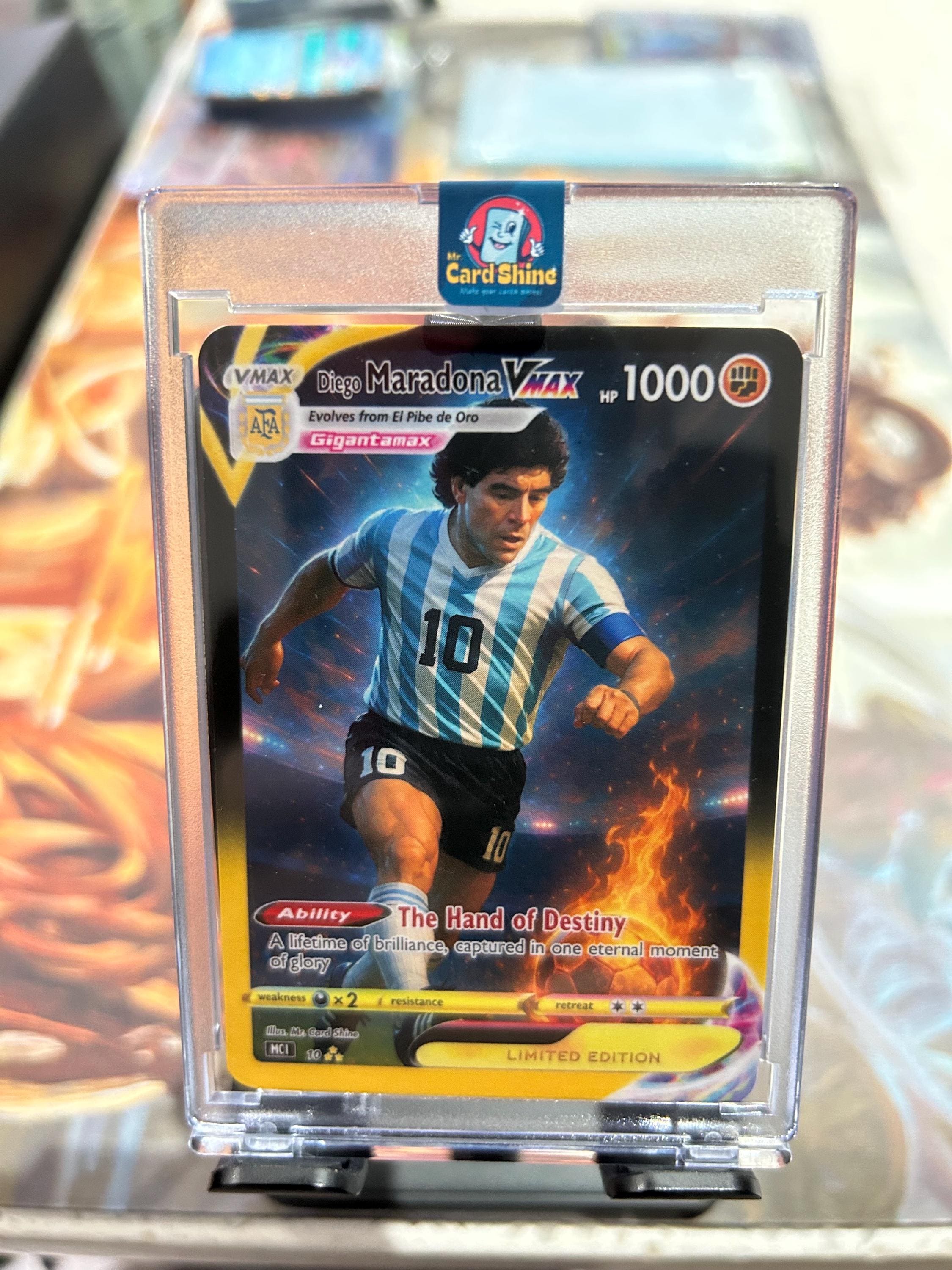 Carte à Collectionner Diego Maradona - Argentine - Coupe Du Monde 1986 - RARE