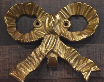 Vintage Bronze Bow Wall Hook