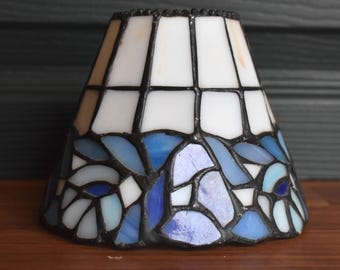 Small “Tiffany-style” Stained Glass Lamp Shade