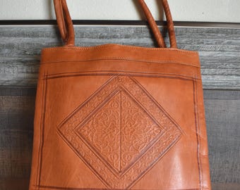 Bolso de hombro de cuero de Oriente Medio a medida