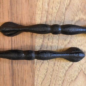 Cast Iron Victorian Americana Cabinet Cupboard Bureau Pulls Set of 2 Pcs