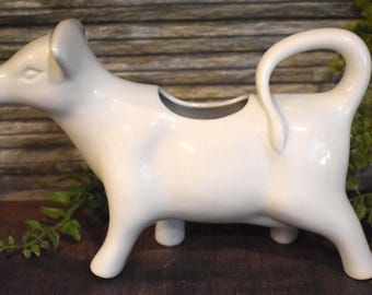 Porcelain Cow Motif Creamer